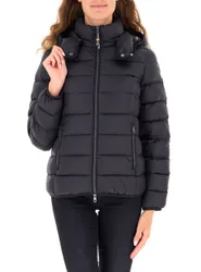 Piumino con cappuccio NERO 50