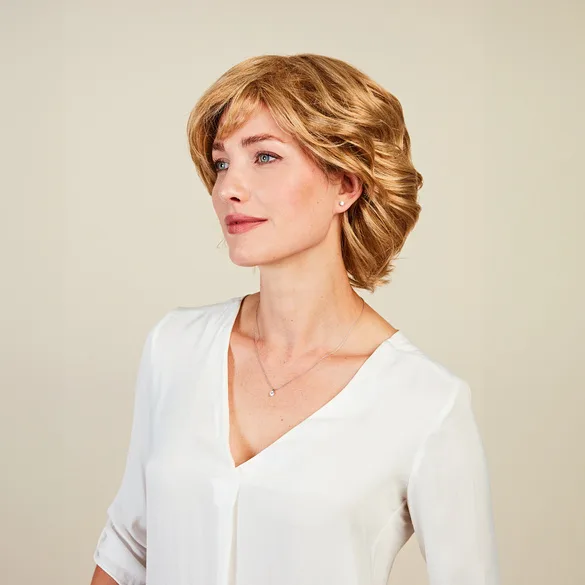 Naturell Perücke "Lisa" mittelblond - 3Pagen - FashionsVida