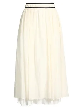 Falda larga Mujer Marfil 42 Mujer - Seventy Venezia - FashionsVida