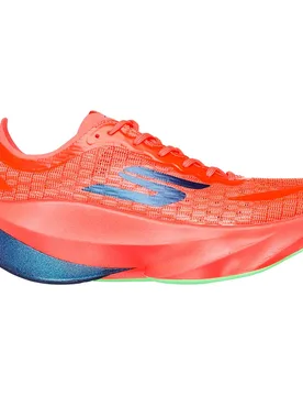 Scarpe Da Running Skx Aero Tempo Coral Textile / Blue / Green Trim EU 38 - Skechers - FashionsVida