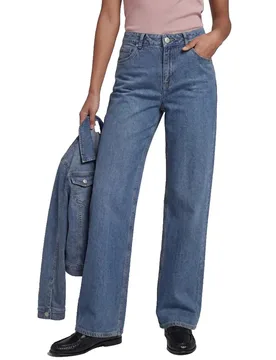 Jeans Sophie 635 Wide Leg Medium Blue Denim 25 - Jj Rebel - FashionsVida