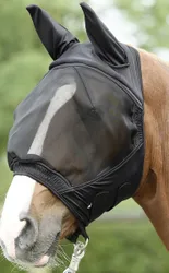 Fliegenmaske FLY BUCKLER, schwarz SH