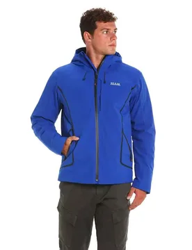 Active Win Hood Short Jacket Olympic Blue L Men - SLAM - FashionsVida