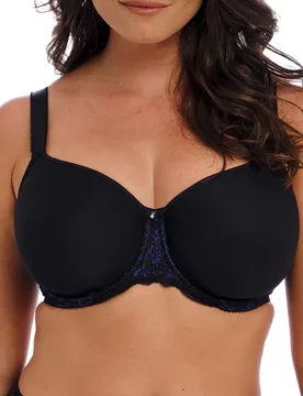 Womens Emmaline Moulded Spacer Bra - Black Polyamide - Size 36f - Fantasie - FashionsVida