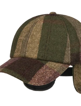 Kennett Cap with Ear Flaps by - olive - Female - Size: M (57-58 cm) - Lipodo - FashionsVida