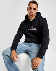 Mens Felpa con Cappuccio Overhead Bory - Nero, nero nero Uomo taglia M