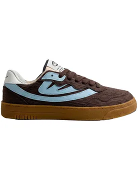 Chaussures en biomatériaux - Veyron Low Brown & Sky Pet - Taille 42 - Marron - MoEa - FashionsVida