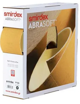 Abrasoft 135p G1000 Sandpaper Roll 25 M Yellow 115 mm unisex - Smirdex - FashionsVida