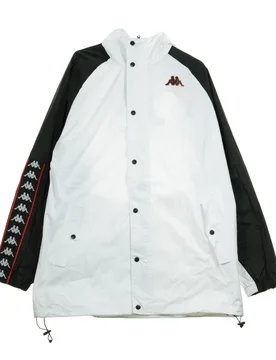 Giacca a Vento Uomo Banda Clack White/black/red - Kappa - FashionsVida