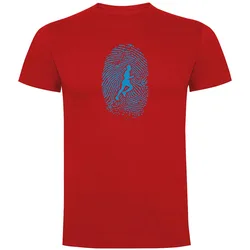 Maglietta A Maniche Corte Runner Fingerprint Red 2XL