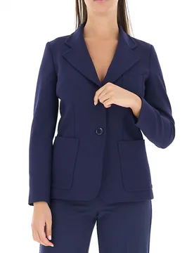 Blazer misto viscosa BLU NAVY 48 - I Blues - FashionsVida