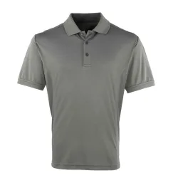 Mens Coolchecker Pique Polo Shirt (Dark Grey) - Size 5xl