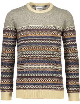 S Jacquard knit male - S - FashionsVida