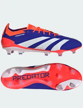 Scarpe da calcio Predator Elite Firm Ground 40 Lucid Blue / Cloud White / Solar Red - Adidas - FashionsVida