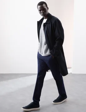Slim Fit Super Lightweight Chinos Dark Navy male - Autograph - FashionsVida