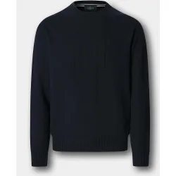 Jersey de hombre cuello redondo mezcla de cashmere fit regular
