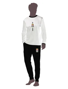 Pyjama à Manches Longues Black / White S - Fc Cartagena - FashionsVida
