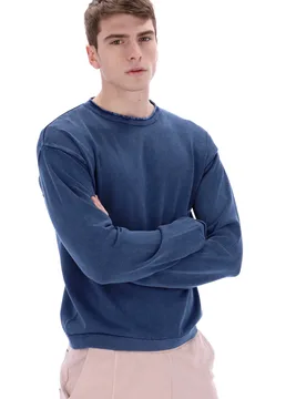 Fleet Knit Crew Top - XS - FILA - FashionsVida