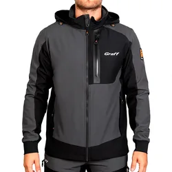 S-2 Softshell Jacket Grey L Men
