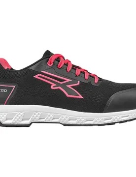 Chaussures De Sécurité Maya Esd S1ps Hi Hro Fo Sr Black / Pink EU 37 - U-Power - FashionsVida