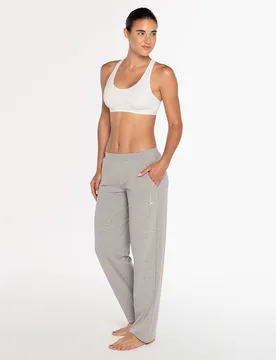 Pantalónes largos de mujer de algodón elástico - Punto Blanco - FashionsVida