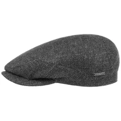 Taleco Wool Flat Cap with Linen by - anthracite - Female - Size: 62 cm