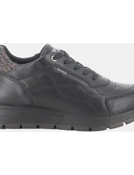 Igi&Co - Zapatilla de mujer, en piel, forro Goretex, cierre de cordones - IGI&Co - FashionsVida