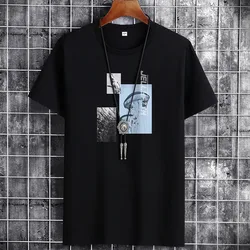 T Shirt for Men Clothing Summer Oversized Running Tshirts Men Manga Gym Clothing Goth Harajuku Streetwear Hip Hop Tee Shirt