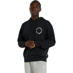 Felpa Con Cappuccio Circular Logo Black L