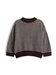 Pullover PEIPINA dunkelrot S Damen