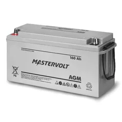 Agm Battery 160ah 12v Grey One Size unisex