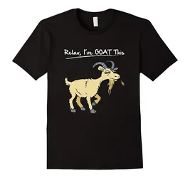 Funny Goat Tee Men's Unique Cotton Short Sleeve O-Neck T-Shirt