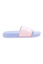 Ciabatte Rosa con Fascia Azzurra e Logo Bianco JUNE L 39