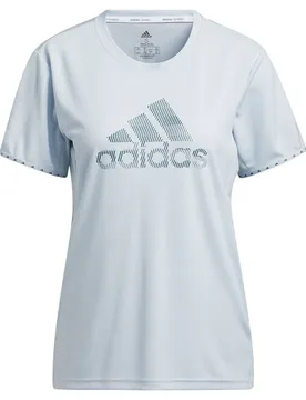 T-shirt à Manches Courtes Badge Of Sport Necessi- Halo Blue / Wild Teal S - Adidas - FashionsVida