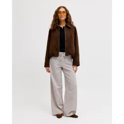Jack & Jones - Pantalón ancho de mujer de tiro alto