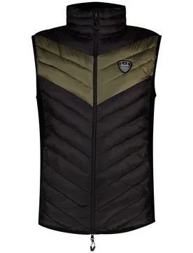 Ea7 Emporio Armani Gilet 7m000468_af13890 Black / Grape Leaf L - Giorgio Armani - FashionsVida