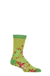 Pair Shared Earth Bamboo Toadstool and Fairy Socks Multi 7-12 - Multi Coloured - Size: 7-12