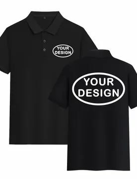 Customized Summer Men's And Women's Short Sleeved POLO Shirts With Embroidered Printed Logos Casual Solid Color T-shirts S-6XL - Aliexpress - FashionsVida
