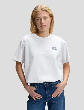 Modern Relaxed Maker Tee Bright White Größe L female - Lee - FashionsVida