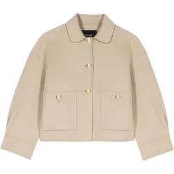 Chaqueta de mujer corta liso