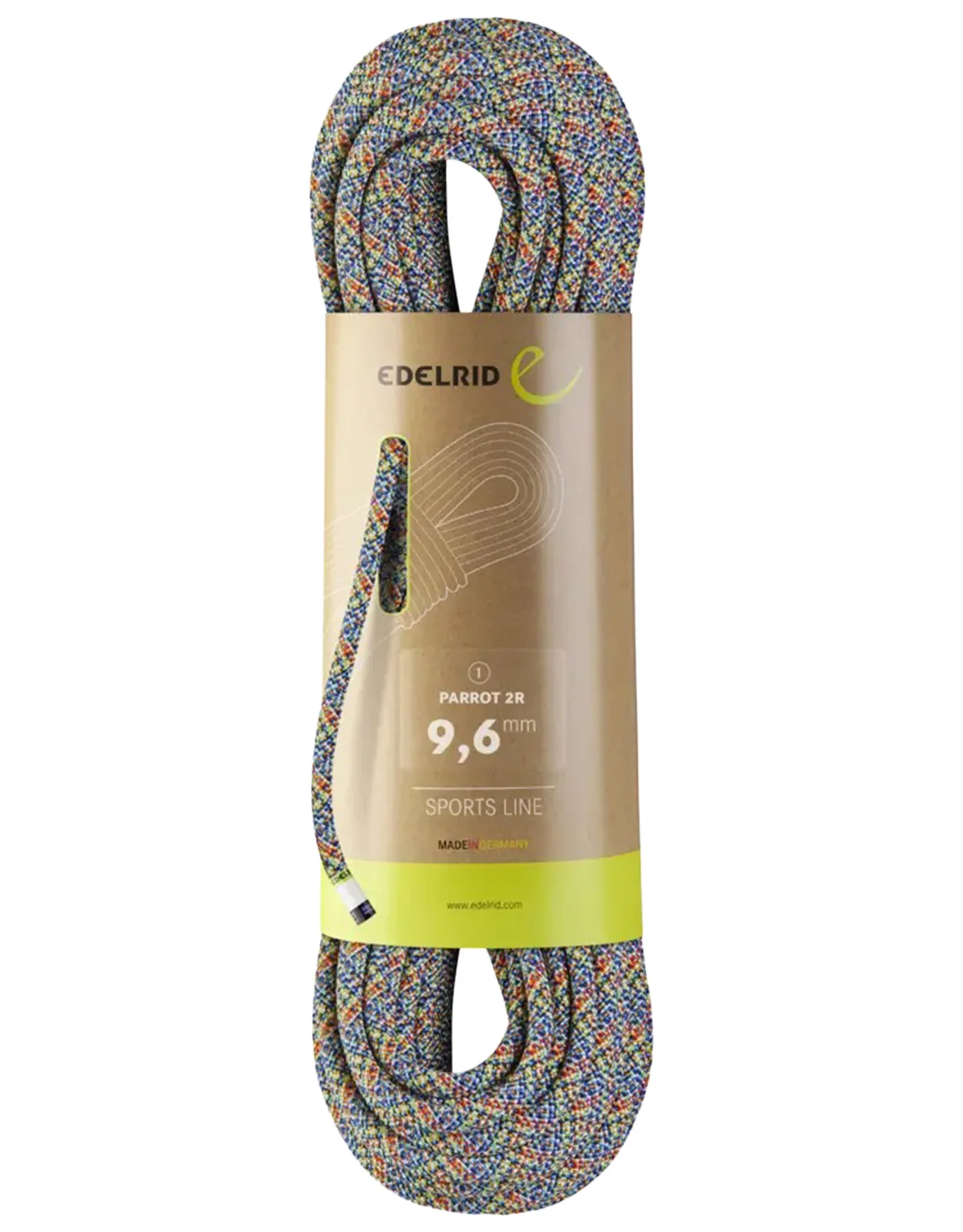 Corde d'escalade - Parrot 2R 9,6Mm - Taille 80 m - Edelrid - FashionsVida
