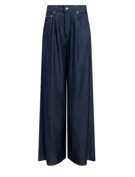 Jeans donna - jeans 5 tasche wide leg - blu - Dondup - FashionsVida