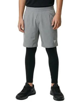Team Shorts Silver 6-8 Years - Tecnifibre - FashionsVida