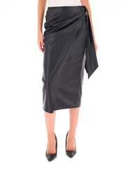 Gonna in similpelle NERO 44