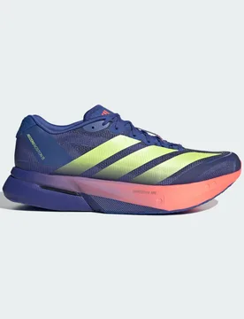 SCARPA ADIZERO BOSTON 13 M 43 1/3 Dual Indigo / Frozen Lemon / Solar Turbo - Adidas - FashionsVida