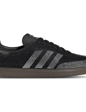 Samba Women's Sneakers - Black - Size 8.5 - Leather - Black - Size: 8.5 - Adidas - FashionsVida
