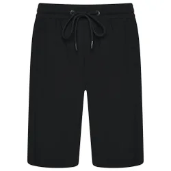 Kam Mens Interlock Shorts Zip Pocket Plus Size - Black - Size 5xl