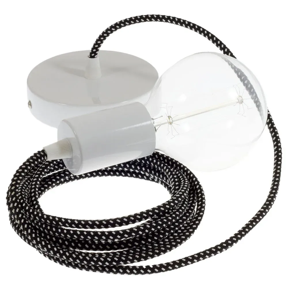 Cables Suspension Luminaire Rt41 Stars 3d 50 Cm Black / White One Size - Creative - FashionsVida