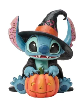Disney Sammelfiguren - Witchy Stitch (Stitch Witch with Jack-O-Lantern) - multicolor - Lizenzierter Fanartikel - None - unisex - Lilo & Stitch - FashionsVida