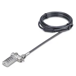 Verrou Pour Ordinateur Portable Univc4d Black One Size unisex
